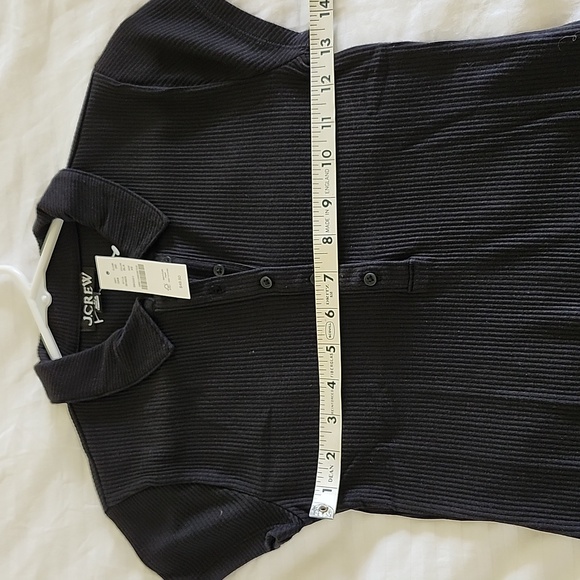 NWT J. Crew ribbed polo - Picture 4 of 5